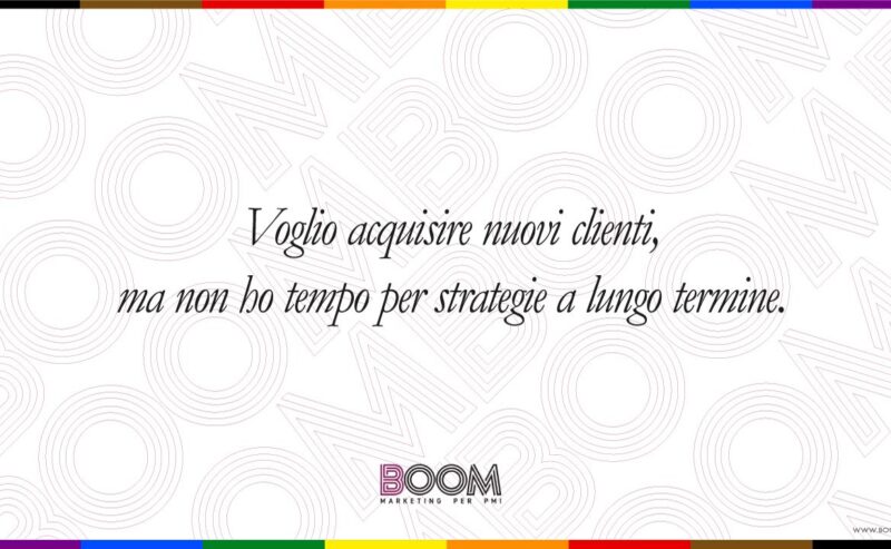Voglio acquisire nuovi clienti