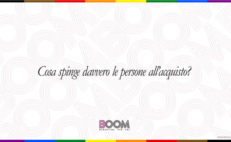 Cosa spinge davvero le persone all’acquisto?