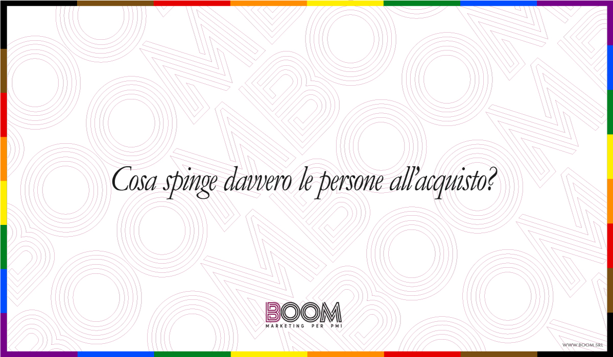 Cosa spinge davvero le persone all’acquisto?