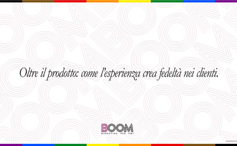 Oltre il prodotto