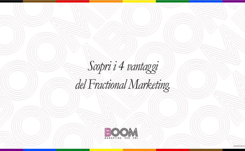 Scopri i 4 vantaggi del Fractional Marketing 