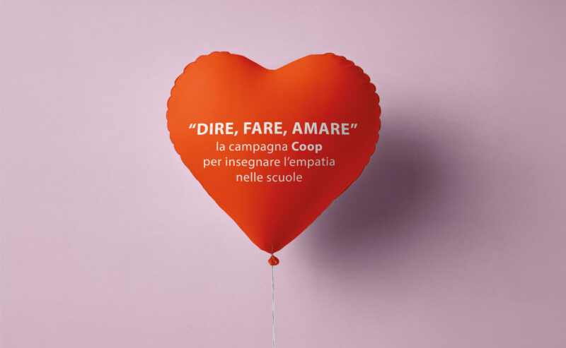 “Dire, fare, amare”: la campagna Coop per insegnare l’empatia nelle scuole