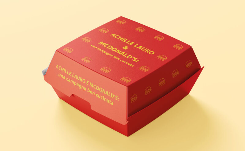 Achille Lauro e McDonald’s: una campagna ben cucinata 